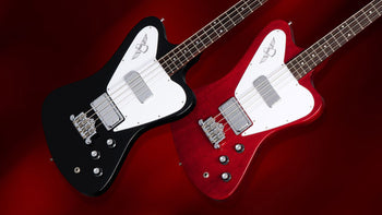 Banner Image For Gibsons Non-Reverse Thunderbird bass, a modern take on a classic