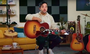 Banner Image For Gibson TV en Español compares the sounds of iconic Gibson acoustic guitars