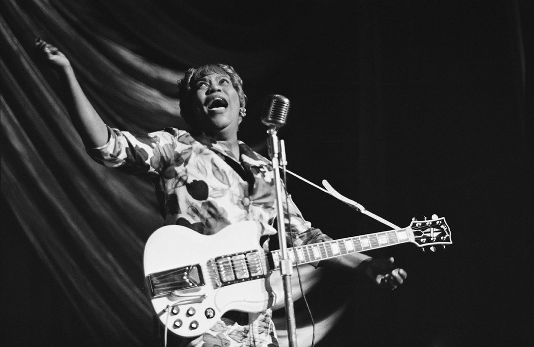 Banner Image For Gibson Gives Music Scholarship Program announces second annual Sister Rosetta Tharpe Scholarship with the Arkansas Arts Academy