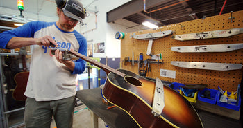 Banner Image For Video: Why every Gibson acoustic guitar goes through the Plek process