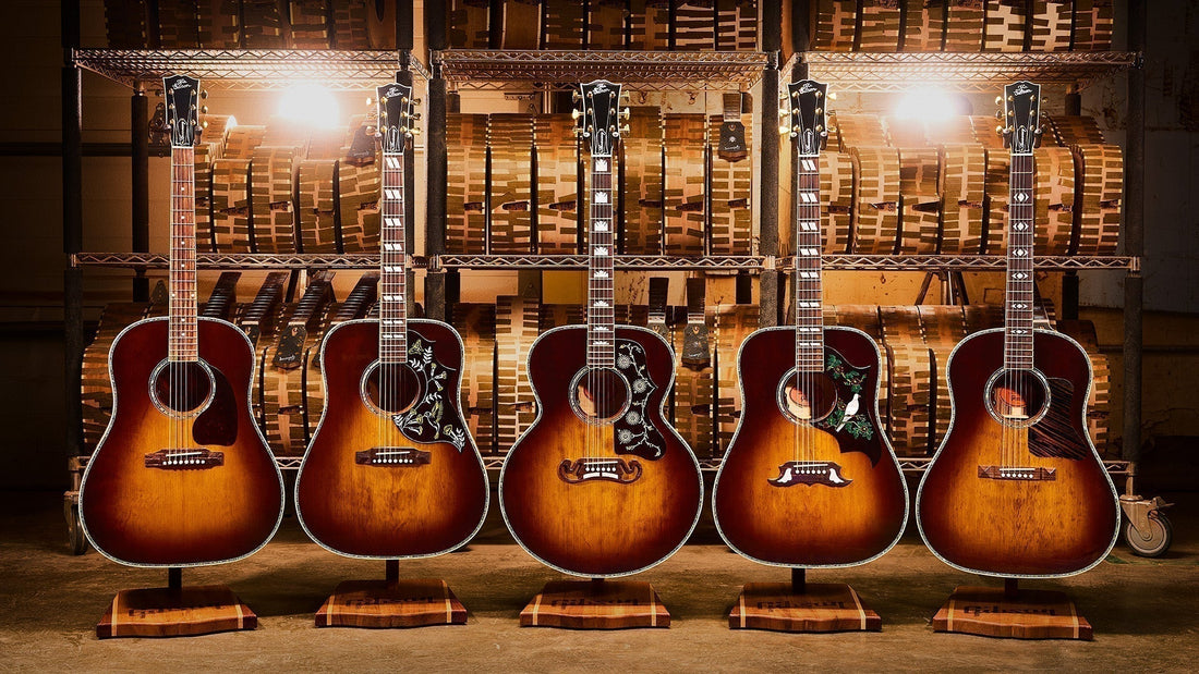 Gibson Custom celebrates 100 years of flat-top acoustics with five new Anniversary Limited Edition models 