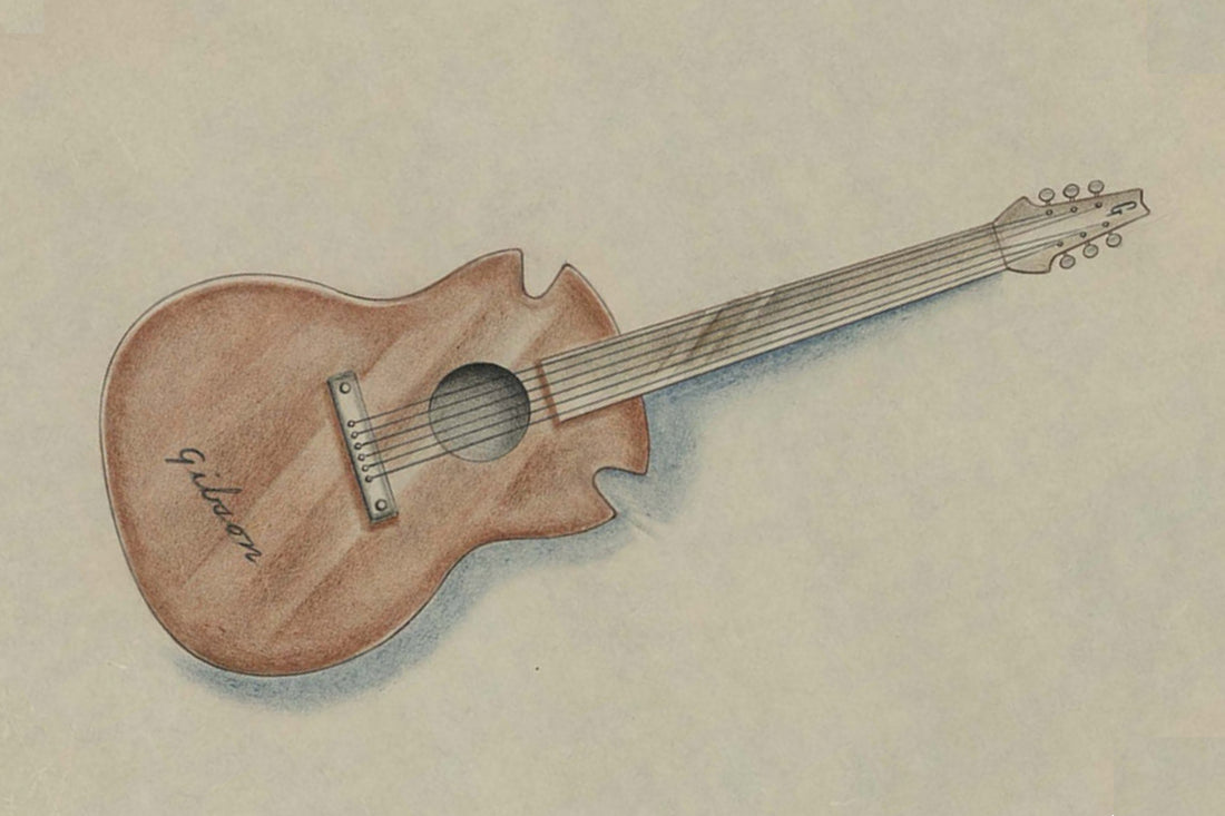 Banner Image For Revolutionary 1950s designs from the Gibson archives revealed afresh