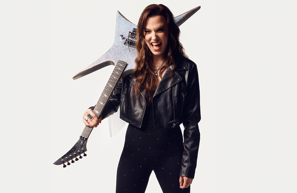 Banner Image For The Kramer Lzzy Hale Voyager is not for shrinking violets