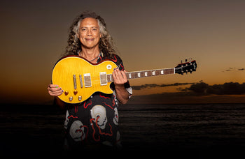 Banner Image For The Epiphone Kirk Hammett “Greeny” Les Paul, made in collaboration with the Gibson Custom Shop
