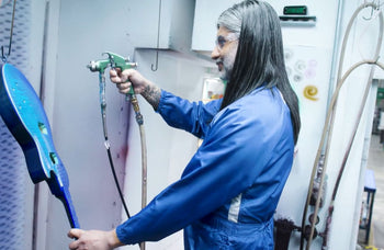 Banner Image For Ever wondered how Gibson sprays a burst finish on your new Les Paul?