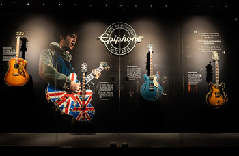 Banner Image For Noel Gallagher’s Epiphone guitars showcased at the British Music Experience