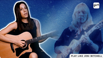 Banner Image For Video: How to use only two fingers and sound like Joni Mitchell in Open D tuning