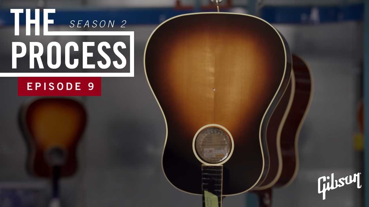 Why Nitrocellulose Guitars Sound Better With Age at Gibson Acoustic Guitars | The Process S2 EP9