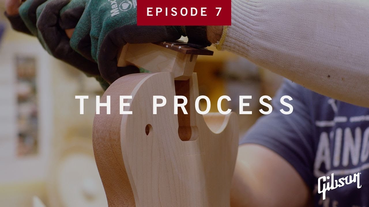 The Process S1 EP7 | How Guitar Necks Get Glued To Bodies At Gibson USA