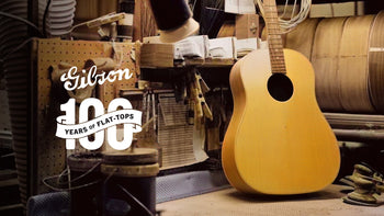 100 years of Gibson flat-top acoustic guitars