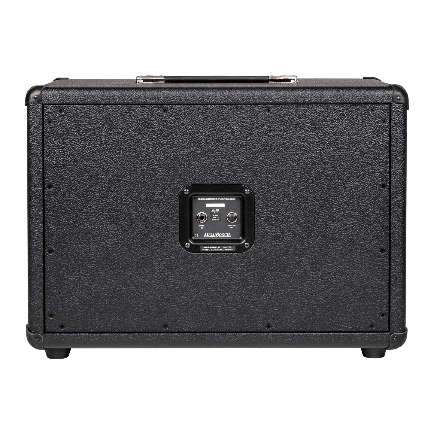 Mesa/Boogie 1x12 Rectifier 23" Cabinet, Black Bronco Vinyl with Black Jute Grille & Black Piping Cabinet Mesa/Boogie