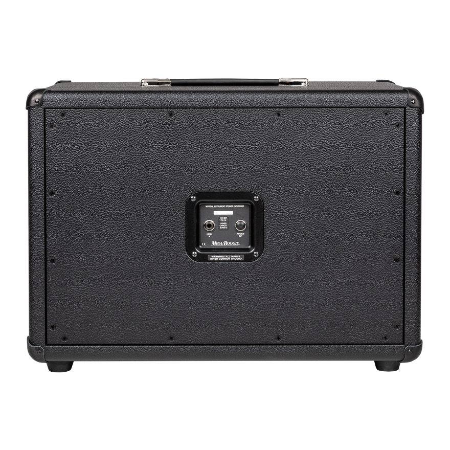 Mesa/Boogie 1x12 Rectifier 23" Cabinet, Black Bronco Vinyl with Black Jute Grille & Black Piping Cabinet Mesa/Boogie