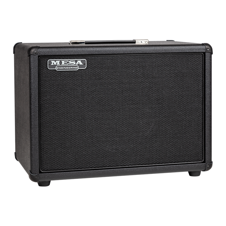 Mesa/Boogie 1x12 Rectifier 23" Cabinet, Black Bronco Vinyl with Black Jute Grille & Black Piping Cabinet Mesa/Boogie