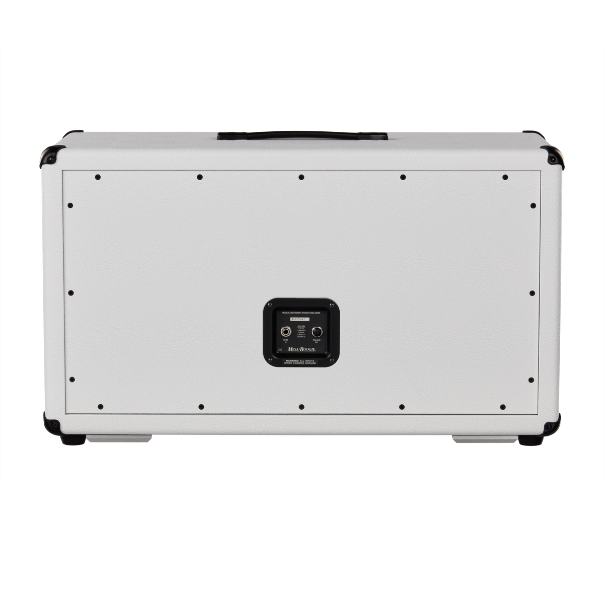 MESA/Boogie 2x12 Horizontal Rectifier Cabinet, White with Gold Accents, Exclusive Cabinet Mesa/Boogie