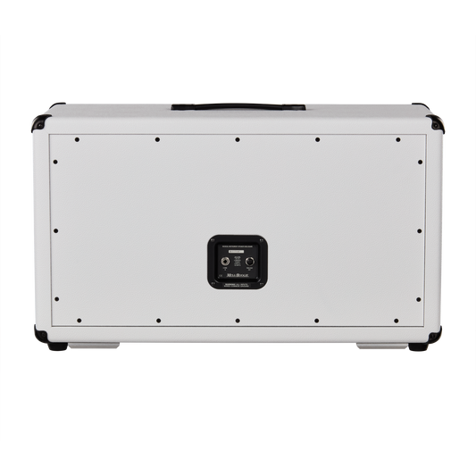 MESA/Boogie 2x12 Horizontal Rectifier Cabinet, White with Gold Accents, Exclusive Cabinet Mesa/Boogie