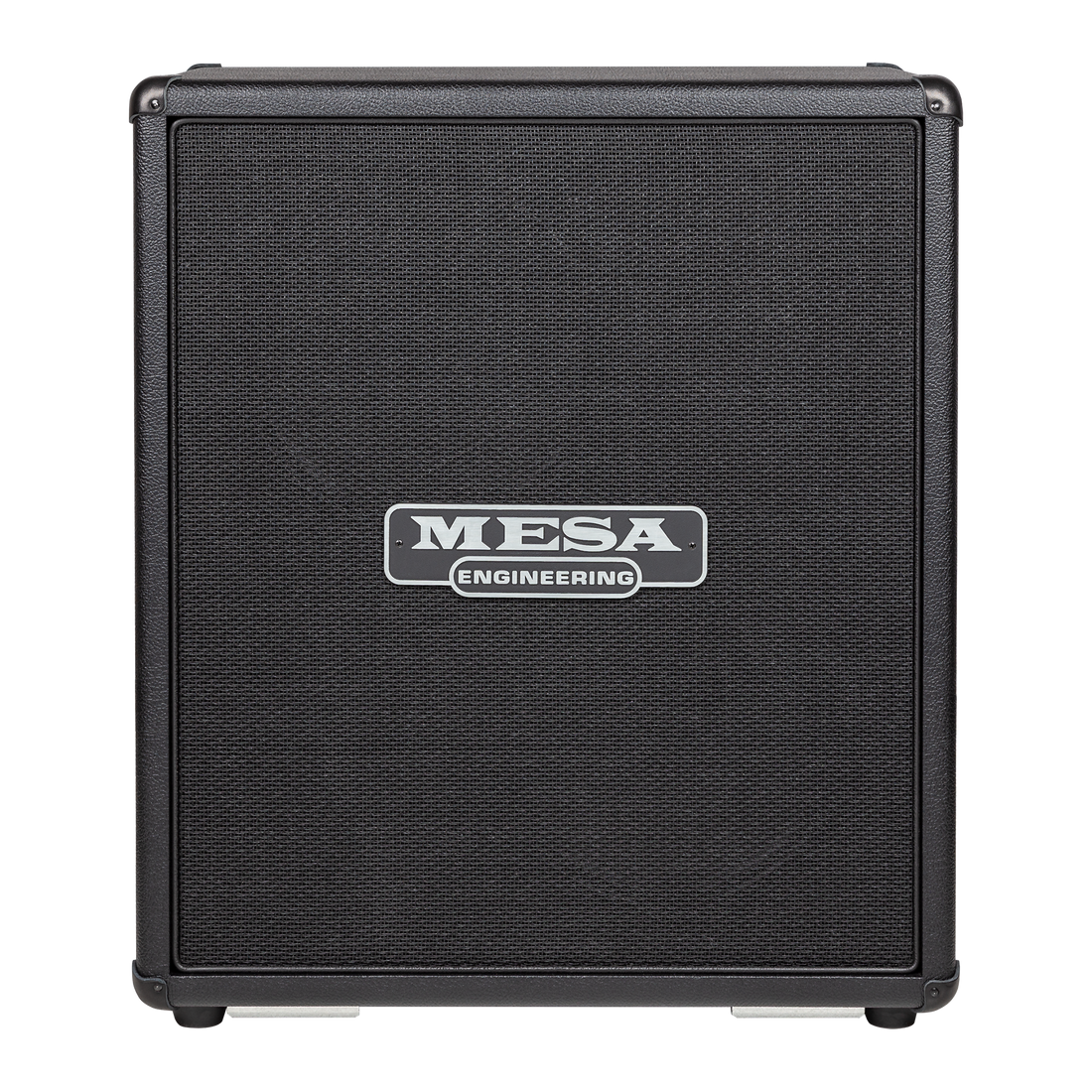 Mesa/Boogie 2x12 Rectifier Diagonal Cabinet, Black Bronco Vinyl with Black Jute Grille & Black Piping Cabinet Mesa/Boogie