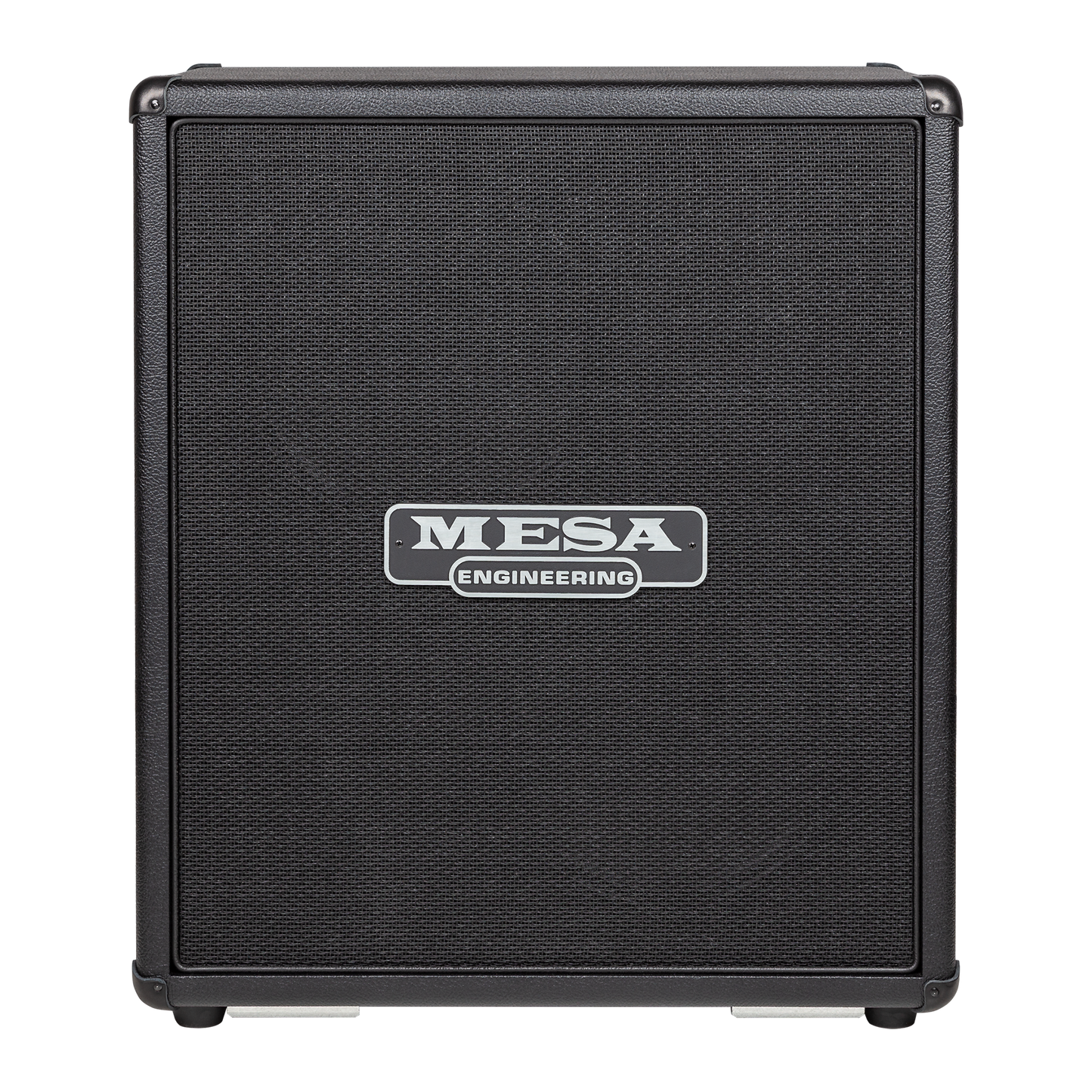 Mesa/Boogie 2x12 Rectifier Diagonal Cabinet, Black Bronco Vinyl with Black Jute Grille & Black Piping Cabinet Mesa/Boogie