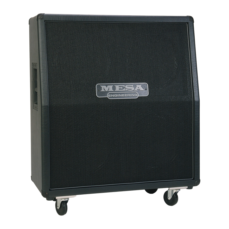 Mesa/Boogie 4x12 Rectifier Standard Slant Cabinet, Black Taurus Cabinet Mesa/Boogie