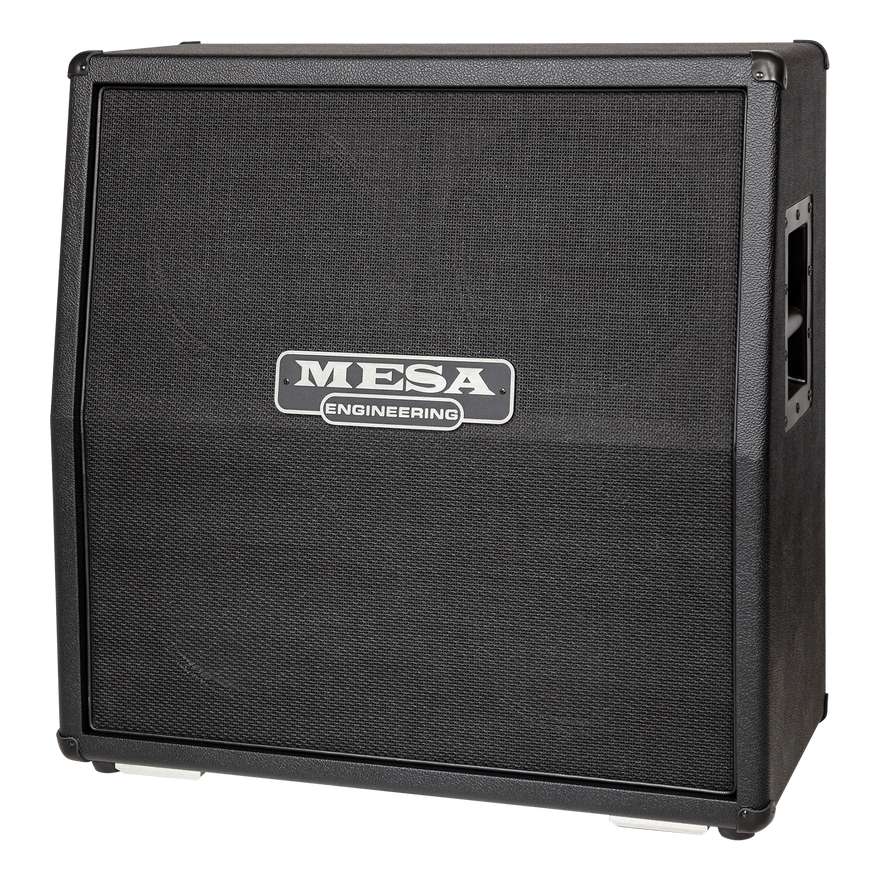 Mesa/Boogie 4X12 Rectifier Traditional Slant Cabinet, Black Bronco Cabinet Mesa/Boogie