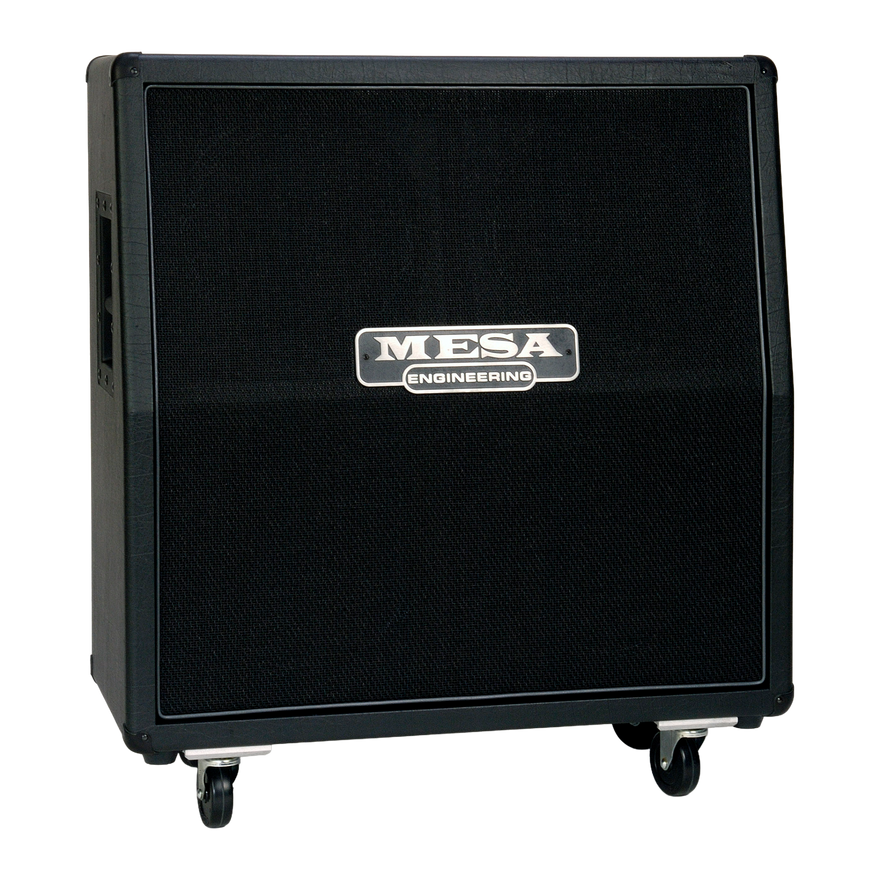 Mesa/Boogie 4X12 Rectifier Traditional Slant Cabinet, Black Taurus Cabinet Mesa/Boogie