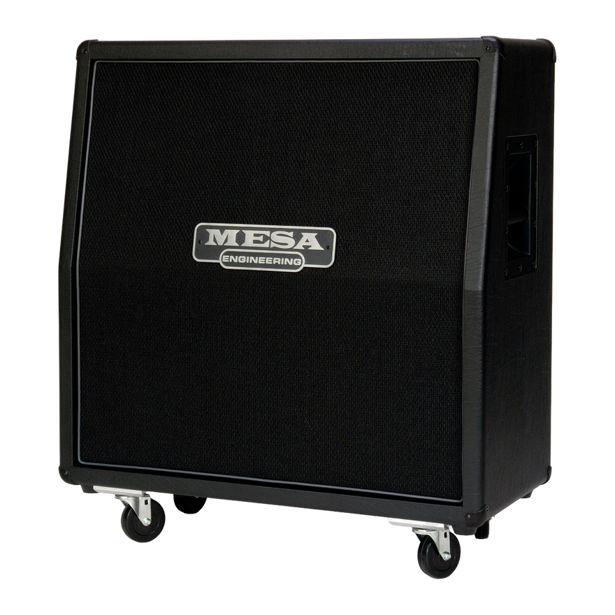 Mesa/Boogie 4X12 Rectifier Traditional Slant Cabinet, Black Taurus Cabinet Mesa/Boogie