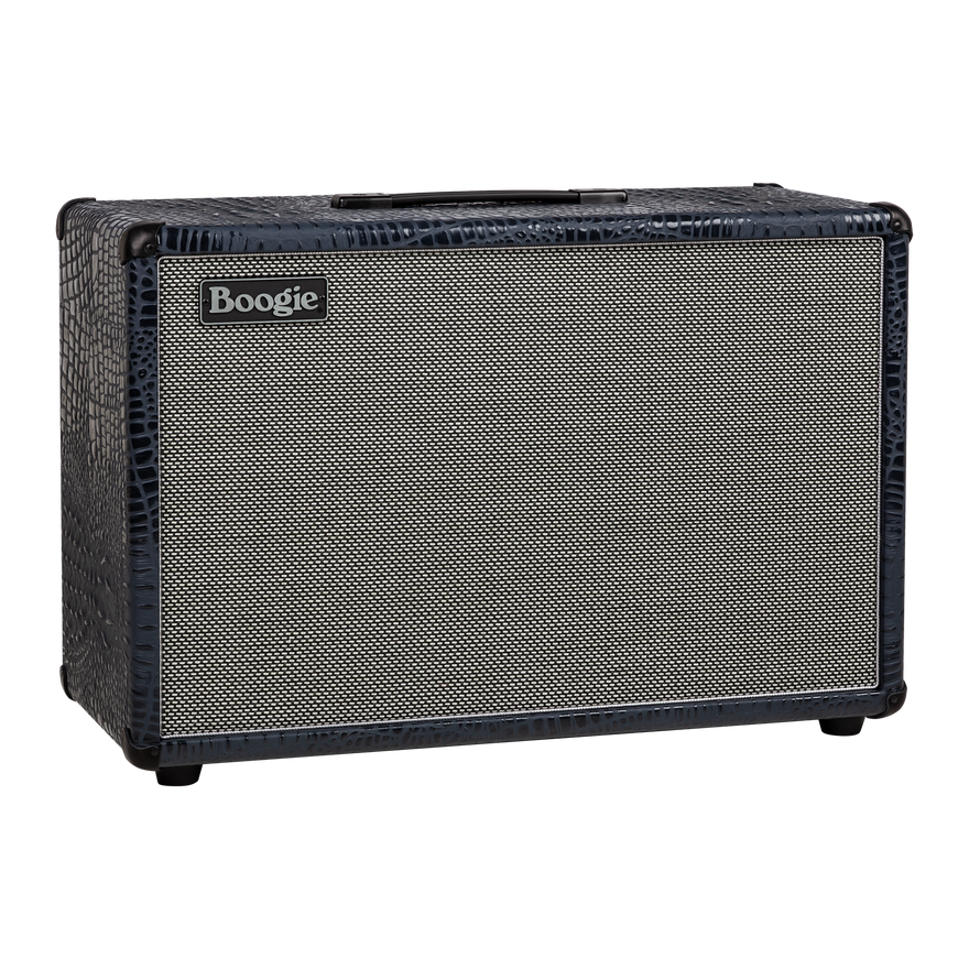 Mesa/Boogie Custom Configured 2x12 Boogie Open Back Cabinet, Navy Crocodile Cabinet Mesa/Boogie