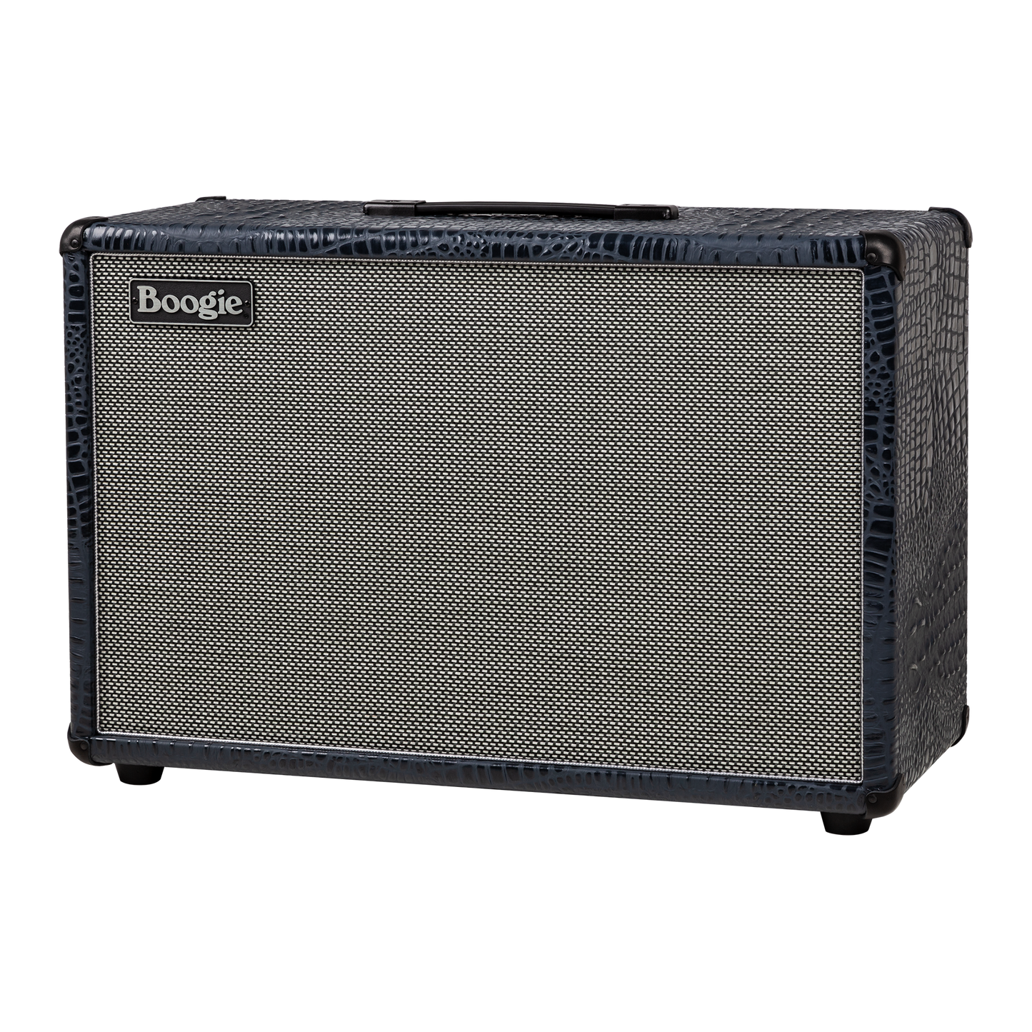 Mesa/Boogie Custom Configured 2x12 Boogie Open Back Cabinet, Navy Crocodile Cabinet Mesa/Boogie