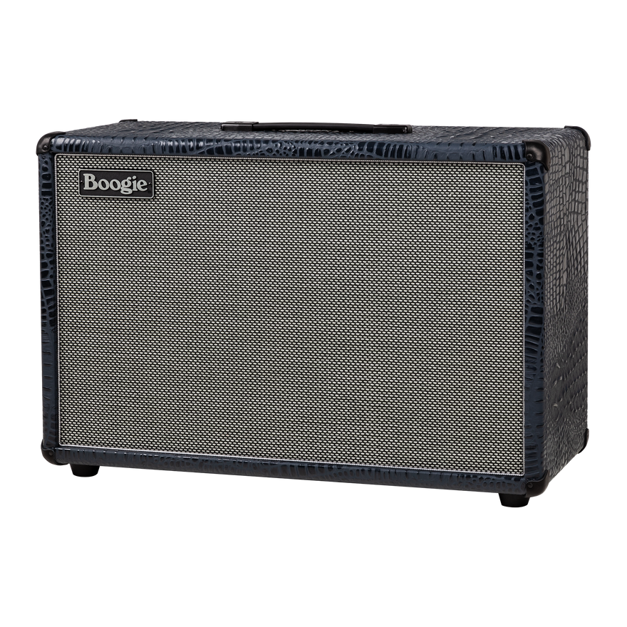 Mesa/Boogie Custom Configured 2x12 Boogie Open Back Cabinet, Navy Crocodile Cabinet Mesa/Boogie