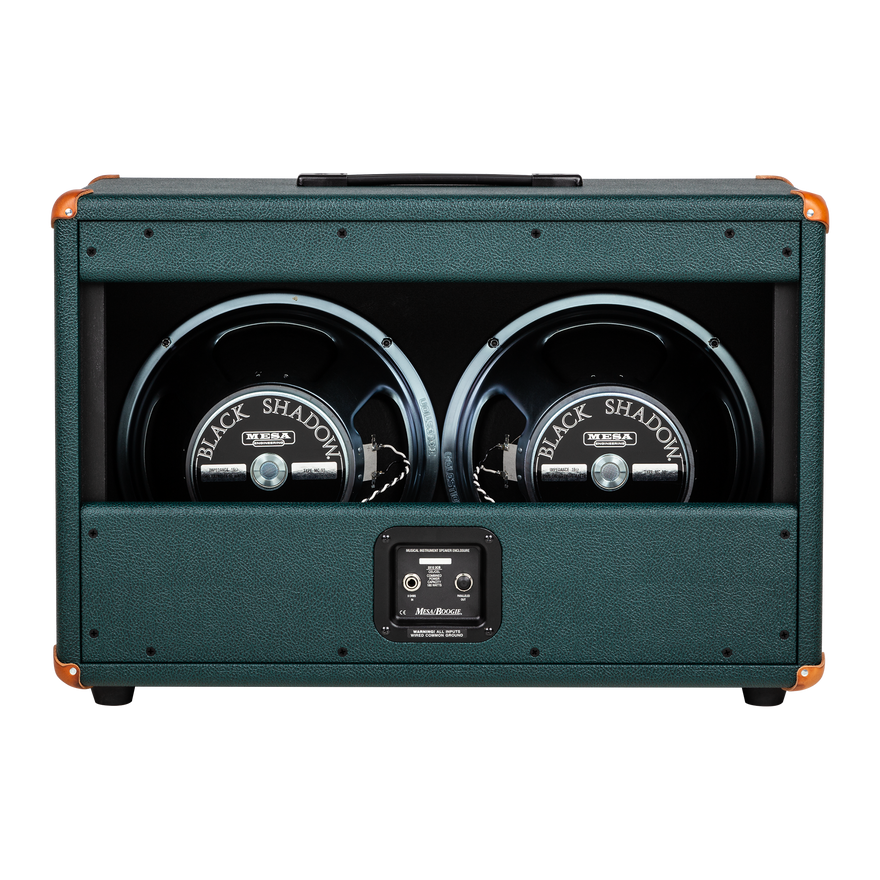 Mesa/Boogie Custom Configured 2x12 Boogie Open Back Cabinet, Emerald Bronco Cabinet Mesa/Boogie