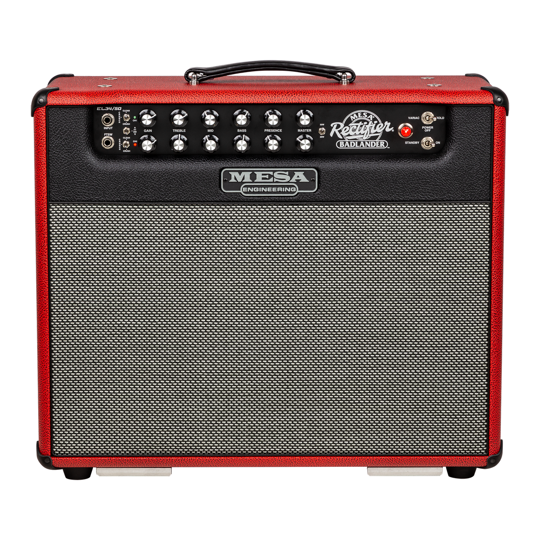 Mesa/Boogie Custom Configured Badlander 50 1x12 Combo, Two-Tone British Garnet Bronco Combo Amplifier Mesa/Boogie