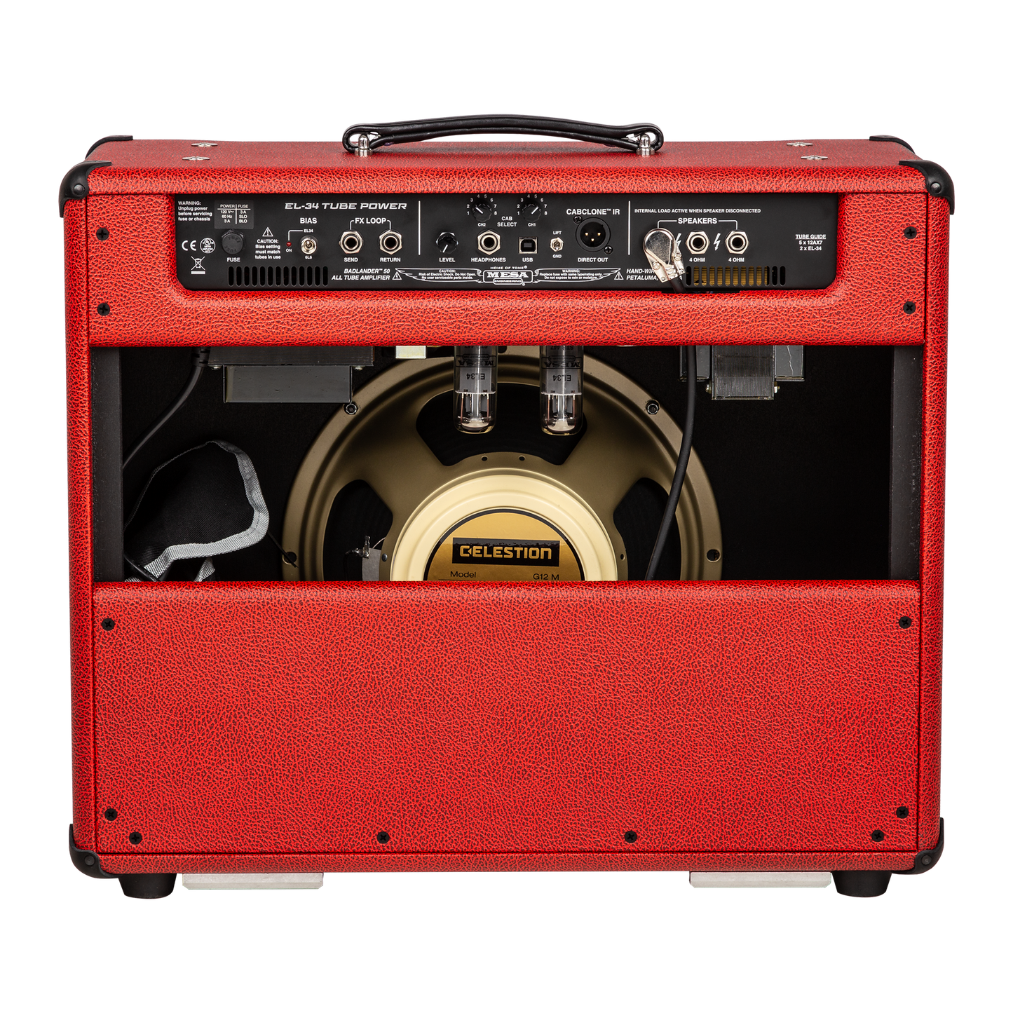 Mesa/Boogie Custom Configured Badlander 50 1x12 Combo, Two-Tone British Garnet Bronco Combo Amplifier Mesa/Boogie