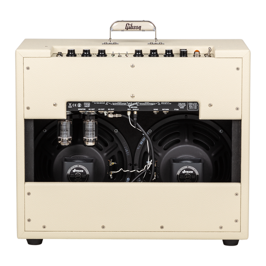 Gibson Amplifiers Dual Falcon 20 2x10 Combo, Cream Bronco Vinyl with Oxblood Grille Combo Amplifier Gibson