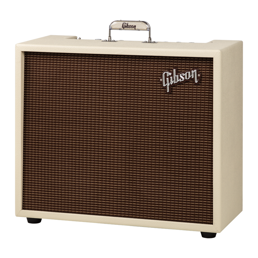 Gibson Amplifiers Dual Falcon 20 2x10 Combo, EU, Cream Bronco Vinyl with Oxblood Grille Combo Amplifier Gibson