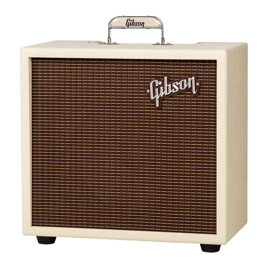 Gibson Amplifiers Falcon 5 1x10 Combo, Cream Bronco Vinyl with Oxblood Grille Combo Amplifier Gibson