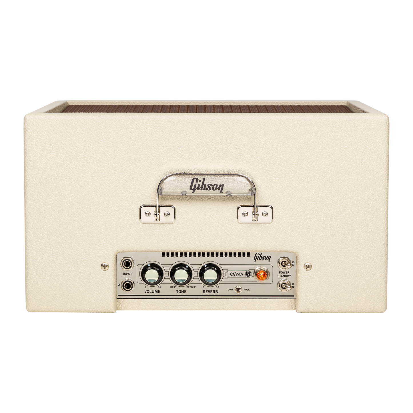 Gibson Amplifiers Falcon 5 1x10 Combo, Cream Bronco Vinyl with Oxblood Grille Combo Amplifier Gibson
