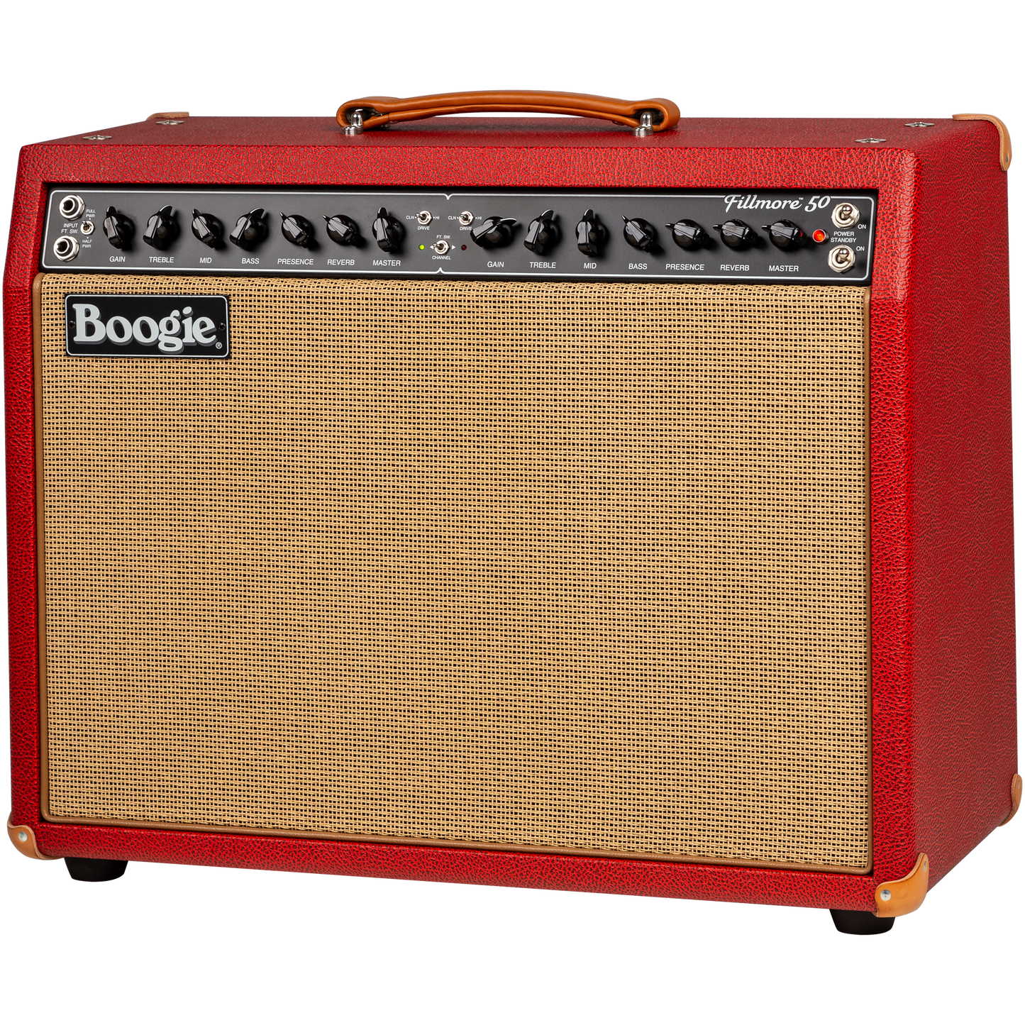 Mesa/Boogie Custom Configured Fillmore 50 1x12 Combo, British Garnet Bronco Combo Amplifier Mesa/Boogie