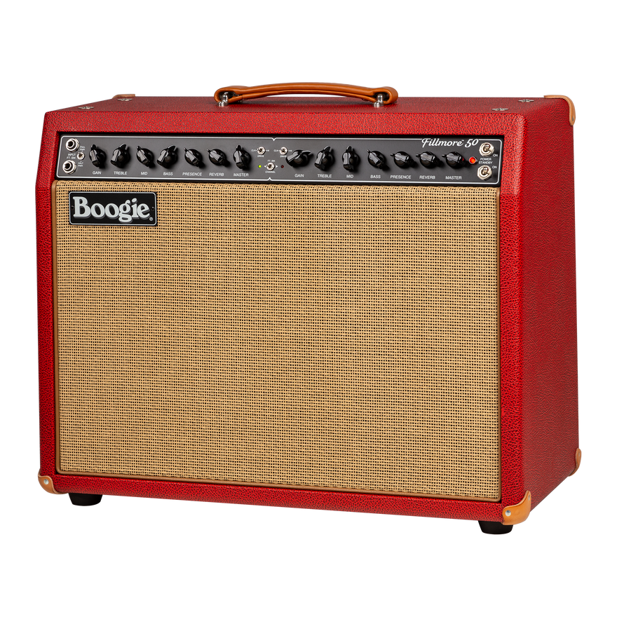 Mesa/Boogie Custom Configured Fillmore 50 1x12 Combo, British Garnet Bronco Combo Amplifier Mesa/Boogie