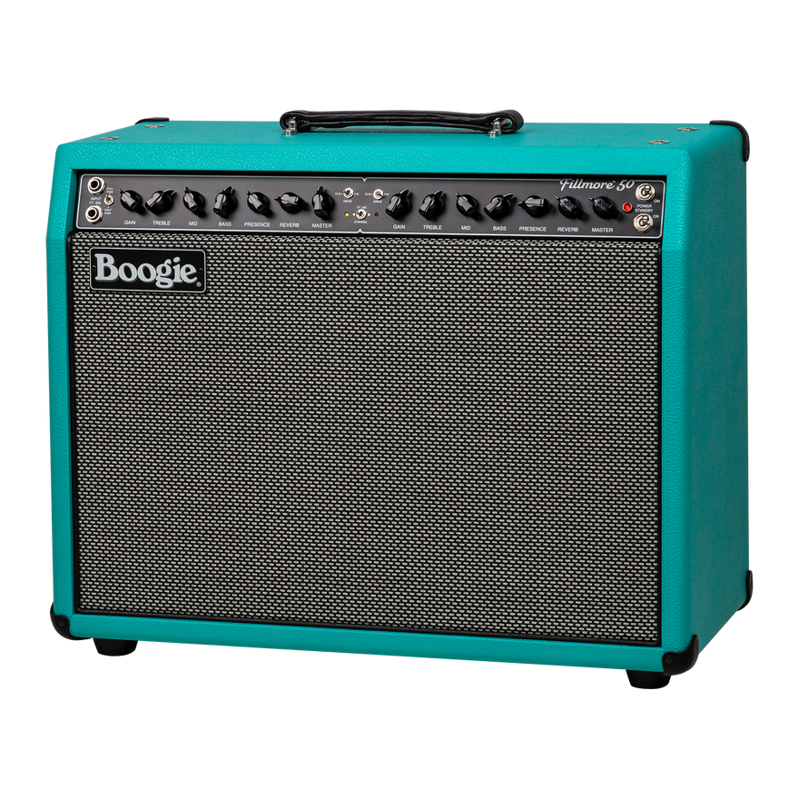 Mesa/Boogie Custom Configured Fillmore 50 1x12 Combo, Teal Bronco, Custom Speaker Combo Amplifier Mesa/Boogie