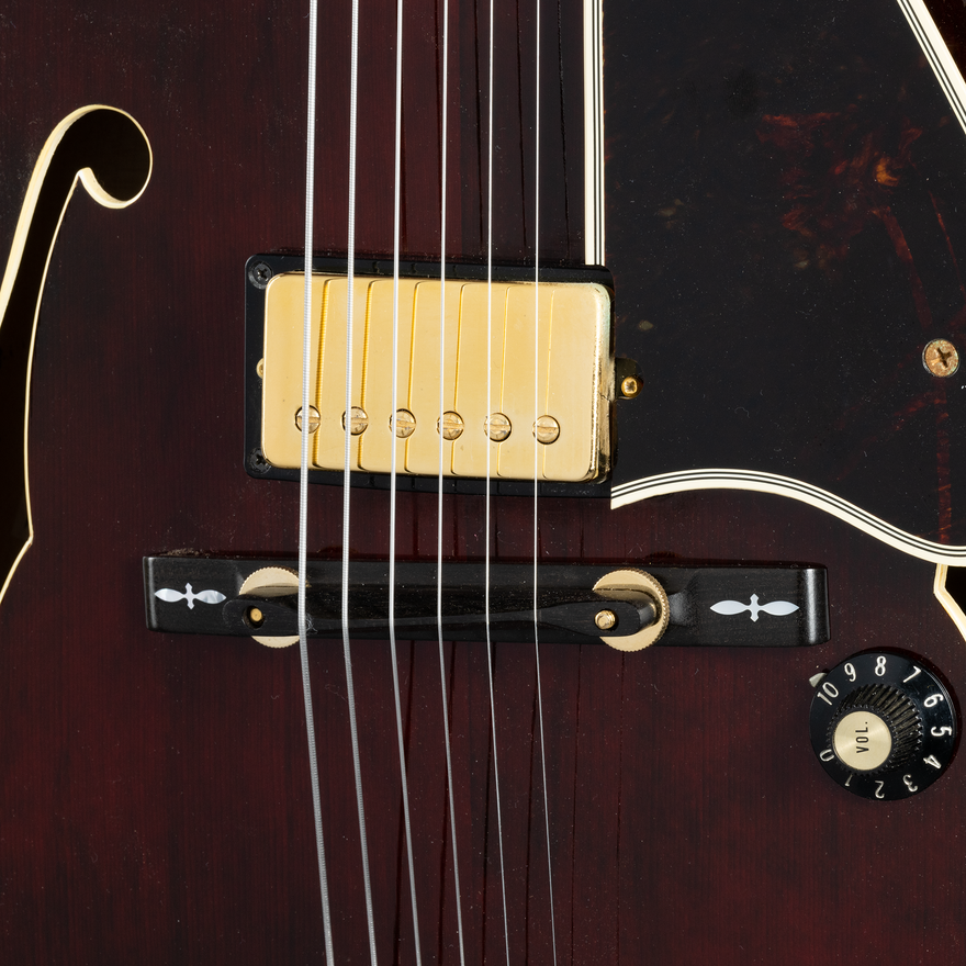 Gibson Certified Vintage 1978 Custom L-5 CES, Wine Red Electric Guitar Gibson Certified Vintage
