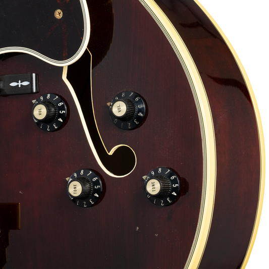 Gibson Certified Vintage 1978 Custom L-5 CES, Wine Red Electric Guitar Gibson Certified Vintage