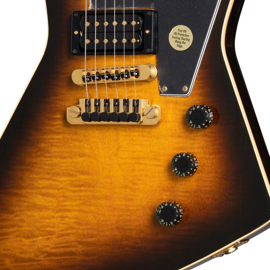 Gibson Certified Vintage 1982 Gibson Explorer E2 CMT, Tobacco Sunburst Electric Guitar Gibson Certified Vintage