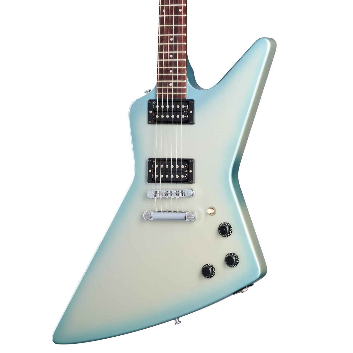 Gibson Certified Vintage 1984 Explorer, Blue Silverburst Electric Guitar Gibson Certified Vintage