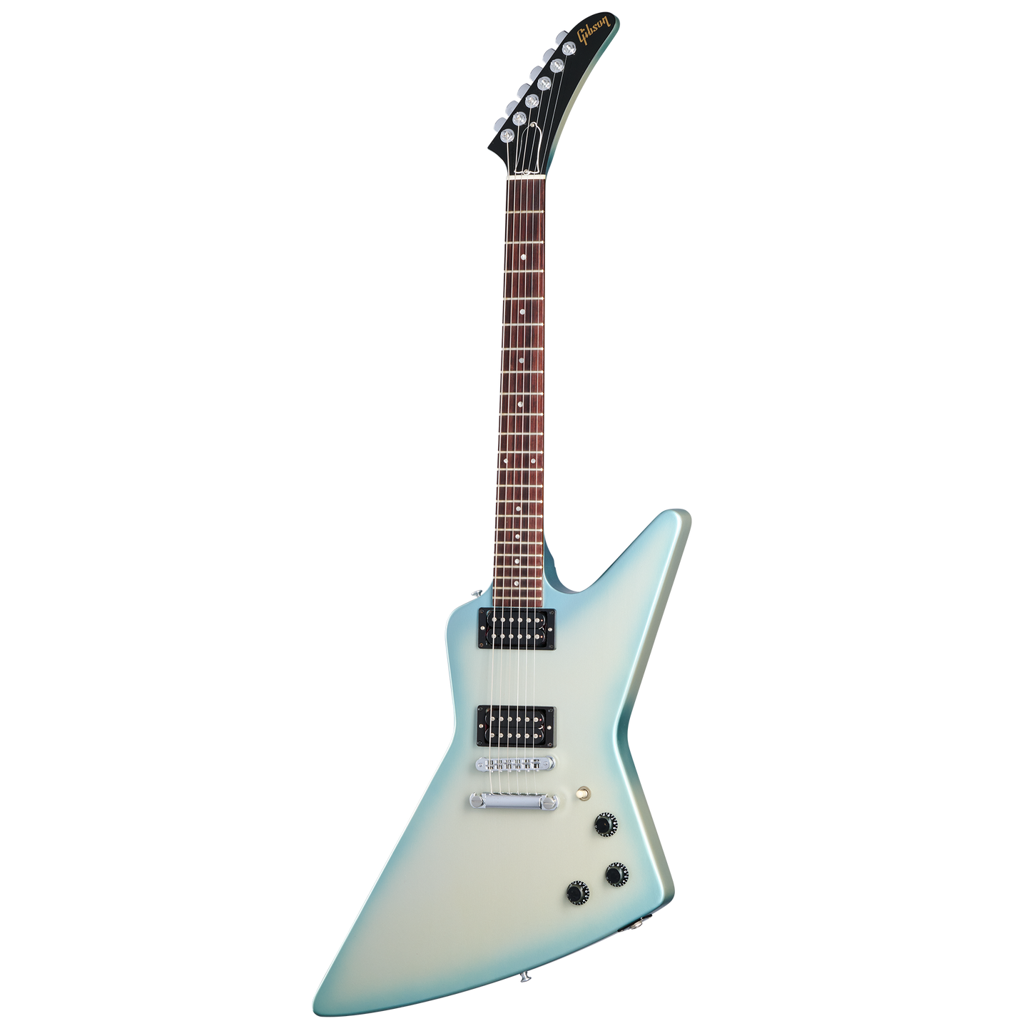 Gibson Certified Vintage 1984 Explorer, Blue Silverburst Electric Guitar Gibson Certified Vintage