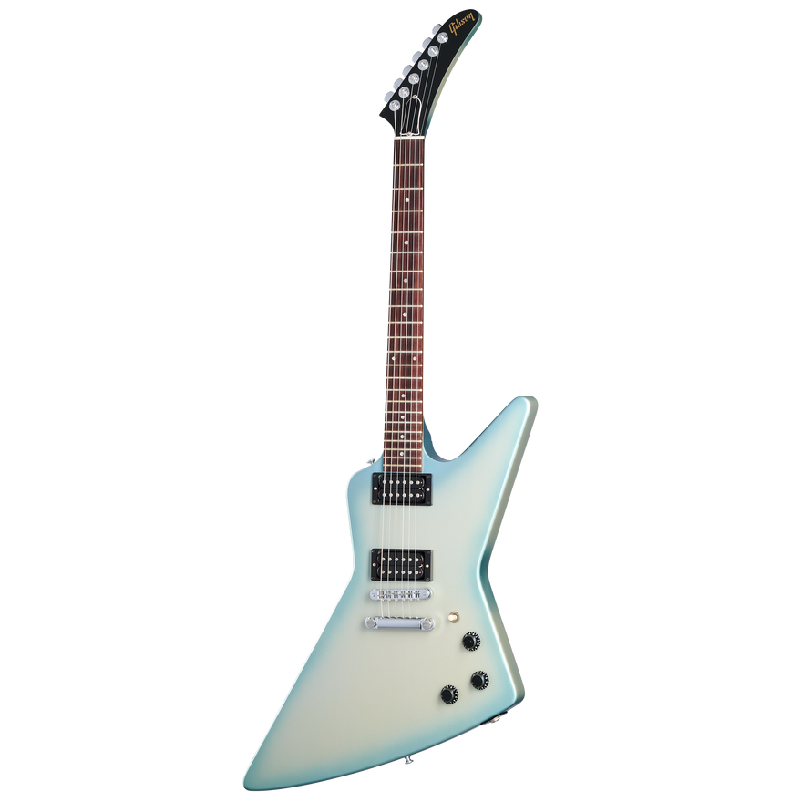 Gibson Certified Vintage 1984 Explorer, Blue Silverburst Electric Guitar Gibson Certified Vintage
