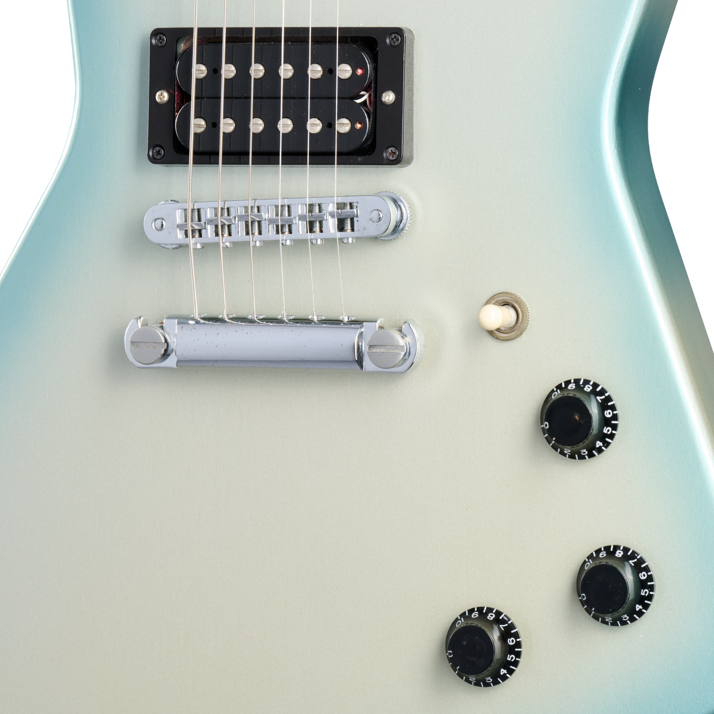 Gibson Certified Vintage 1984 Explorer, Blue Silverburst Electric Guitar Gibson Certified Vintage