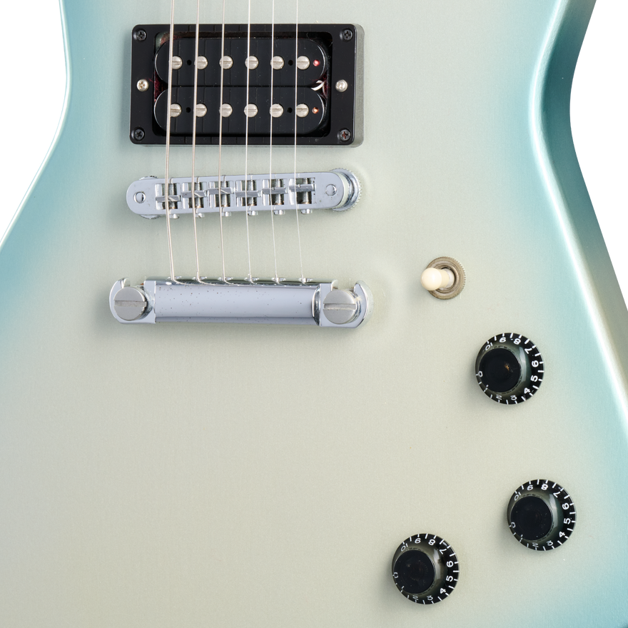 Gibson Certified Vintage 1984 Explorer, Blue Silverburst Electric Guitar Gibson Certified Vintage