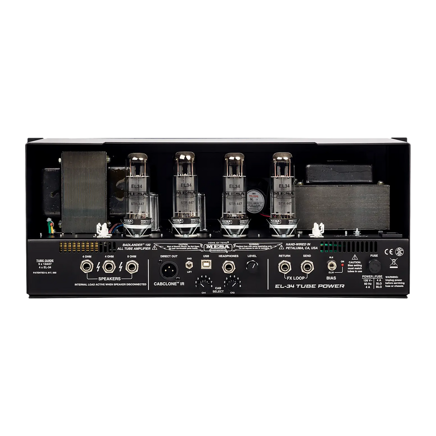 Mesa/Boogie Badlander 100 Rackmount Head, Black Head Mesa/Boogie