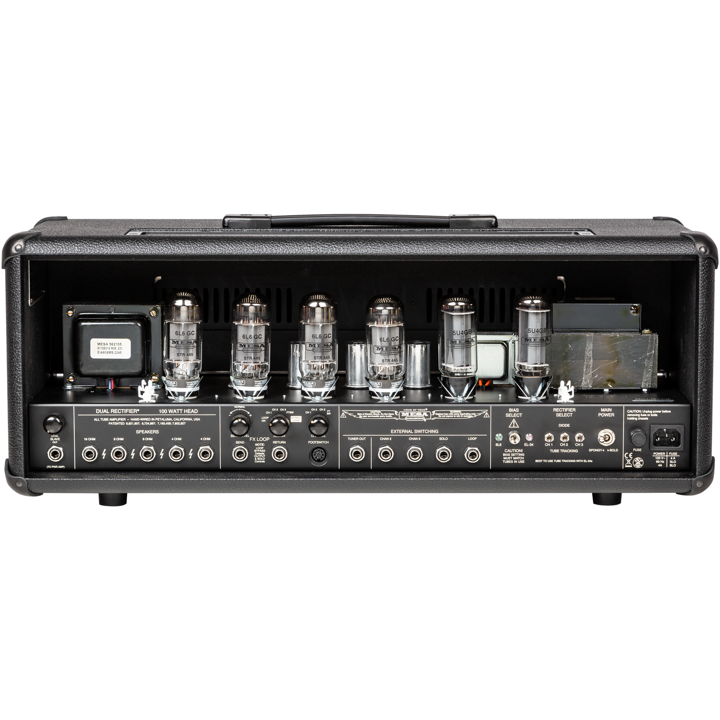 Mesa/Boogie Dual Rectifier Head, Black Bronco, EU Head Mesa/Boogie