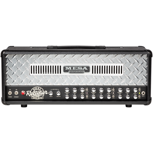 Mesa/Boogie Dual Rectifier Head, Black Bronco, EU Head Mesa/Boogie