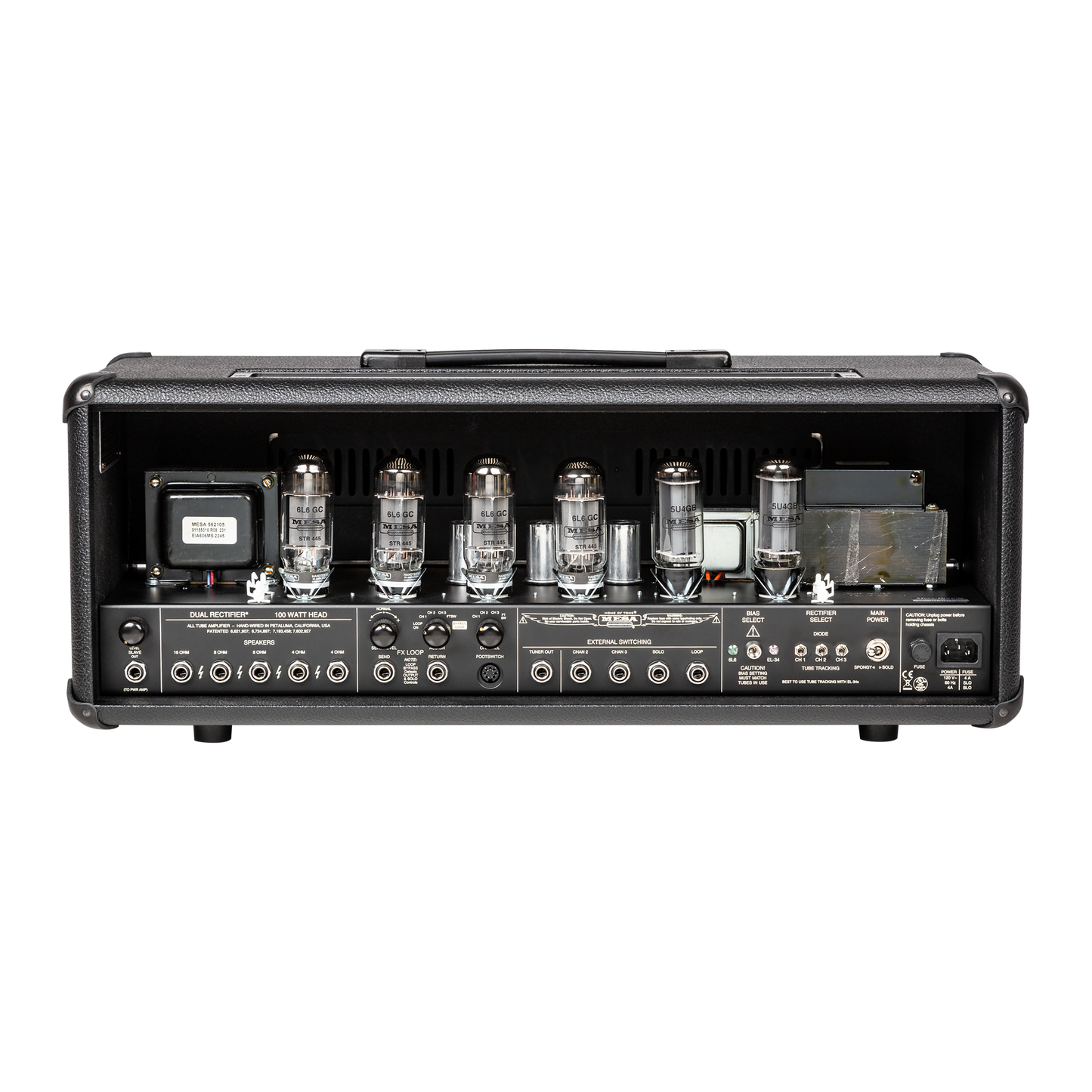 Mesa/Boogie Dual Rectifier Head, Black Bronco Head Mesa/Boogie